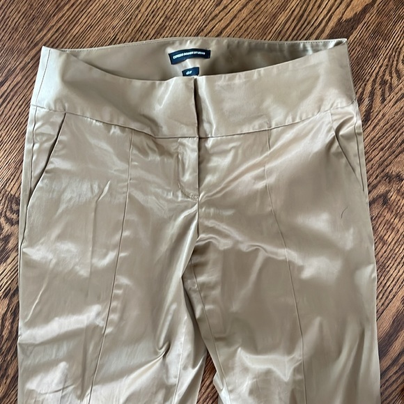 Express design studio shiny light gold boot cut pants - Picture 5 of 8